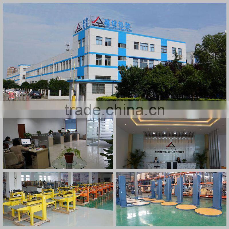 Fully automatic online pallet wrapping machine ,pallet packing line with 5 years warranty and service
