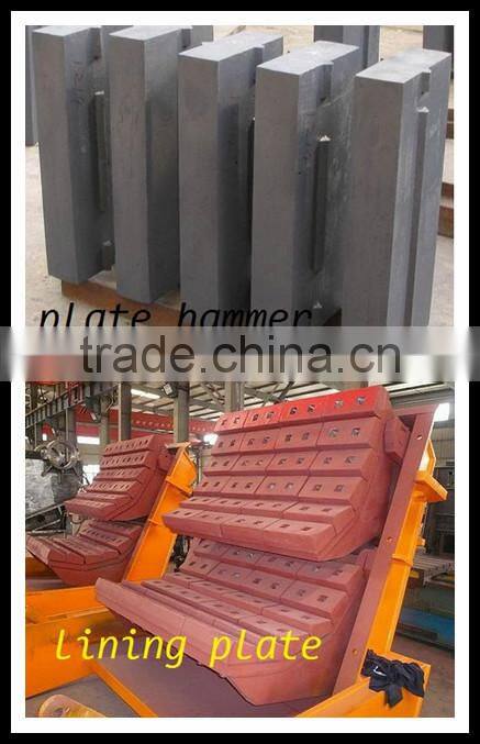 Long life xxnx impact crusher with large capacity of 80-160 t/h