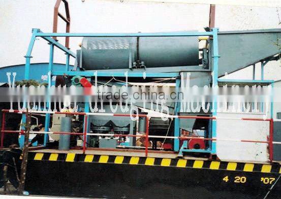 Gold dredging machine