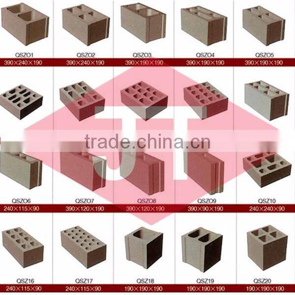 India low price building brick hollow interlocking paver moulds automatic cement block making machine uk