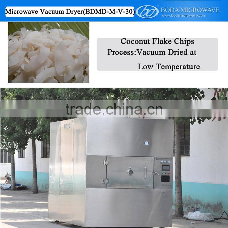 Coconut Flake Chips Microwave Vacuum Drying Machine
