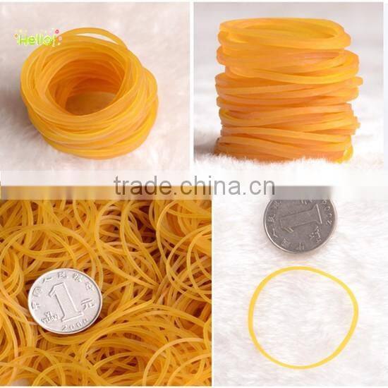 2017 HOT!! yellow natural rubber band for money