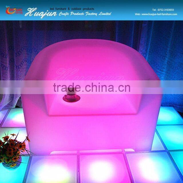 led multi color for 1 pepole sofa furniture