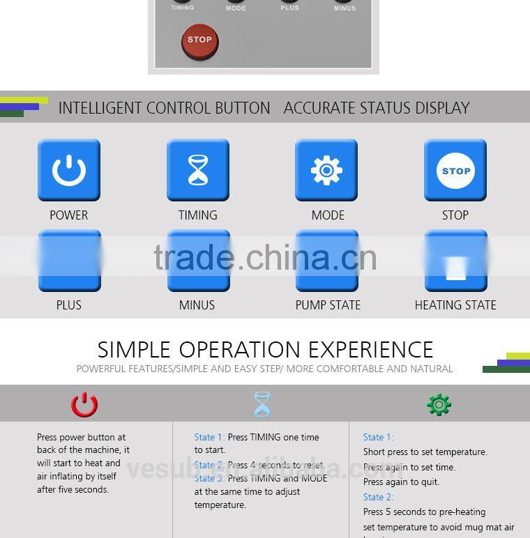 2015 Pneumatic Mug Press Magic Mug Printing Machine with Lowest Price