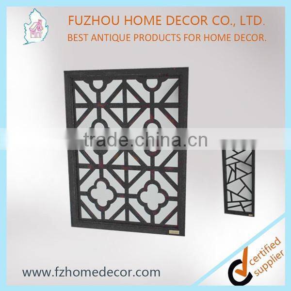 Round shape large metal picture frames with glass printing