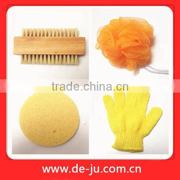 Bath Gift Flower Brush Glove Comfortable Bath Sets