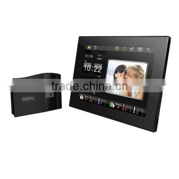 2015 ShenZhen weather station digital photo frame 8 inch