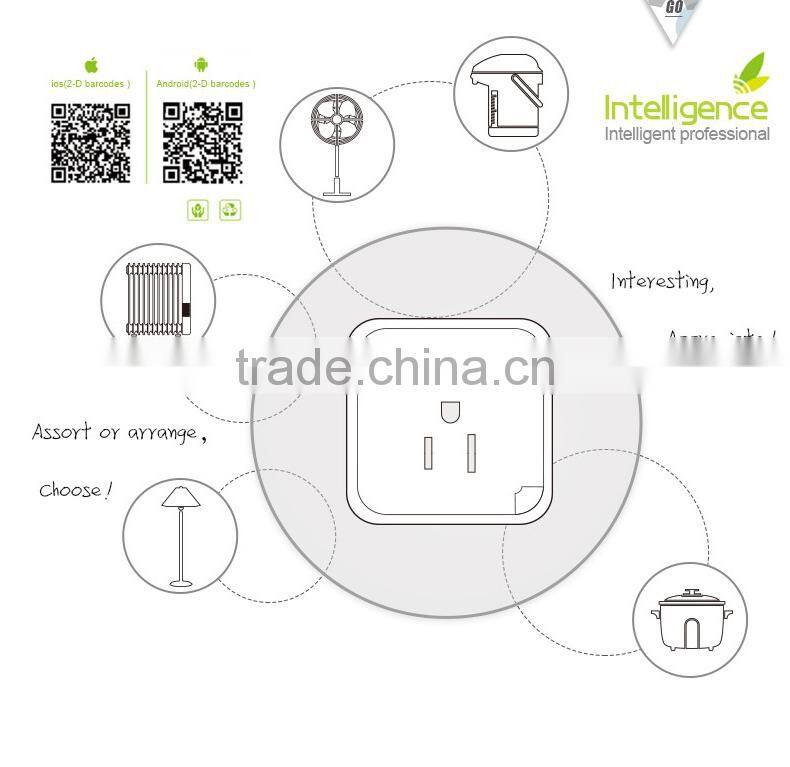 Gift Customized Intelligent WIFI Wireless Timing Electric UL Socket, Mobile APP Control Timing Multi-functional Electric Socket