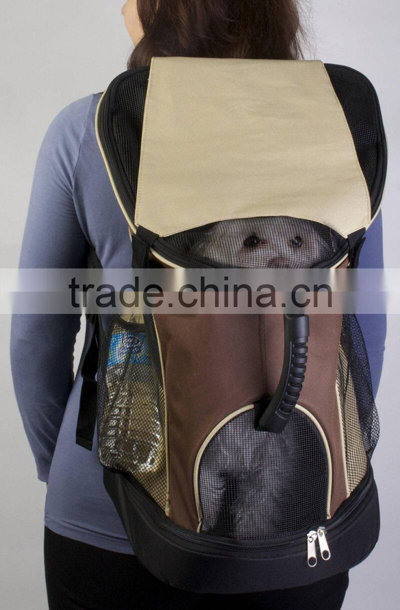 Backpack pet carrier , Pet travel carrier