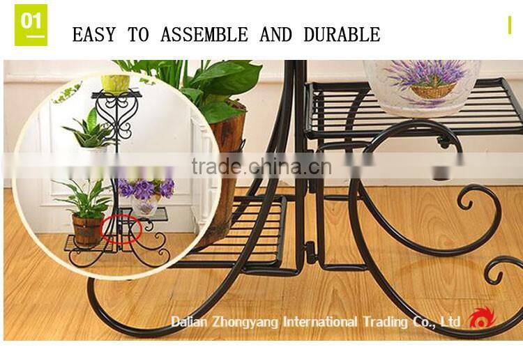 OEM vintage european metal wrought tall centerpiece church flower stand