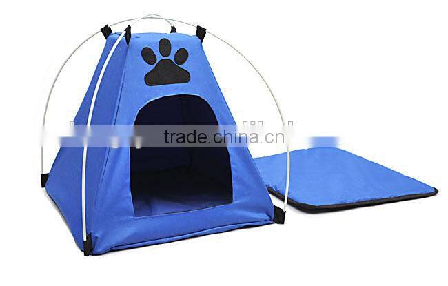 Oxford cloth Folding tent Dog house foldable removable pet tent