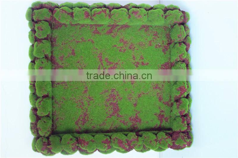 Home Wall to wall decoration 0.5mx0.5m artificial green wall moss foam hanging carpet EPZM05 0917