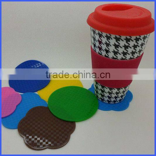 Round silicone pads for bowl or pot