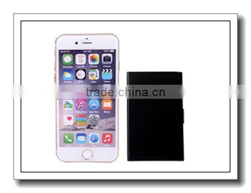 customed made logo Aluminum card case,stainless steel card case for wholesale