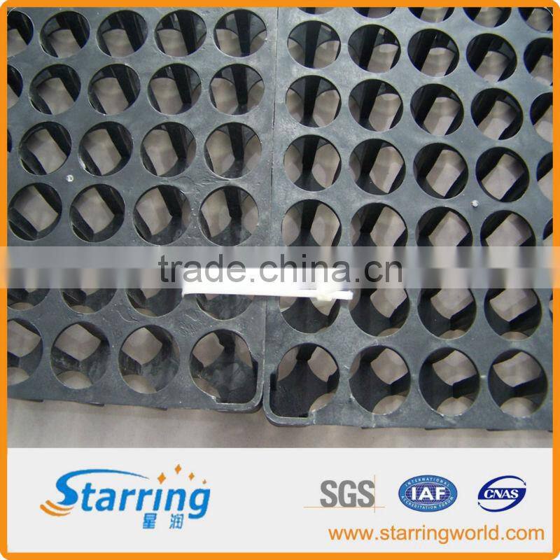 Drainage cell for garden and the stone gravel dressing