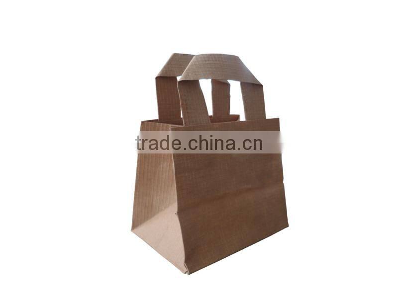 Custom Printed Kraft Paper Gift Bag with Twisted Handle