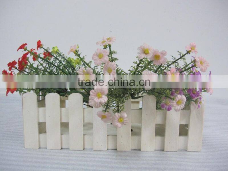 outdoor wooden flower pot