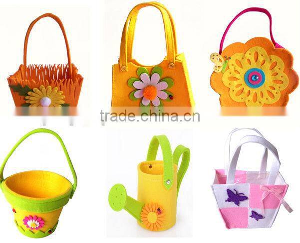 hot sale 2017 top quality new products wedding home festival party interior ornoment the most popular eco felt fabric flower