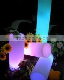 party decoration pillar with LED light/colorful led light up pillar different size available