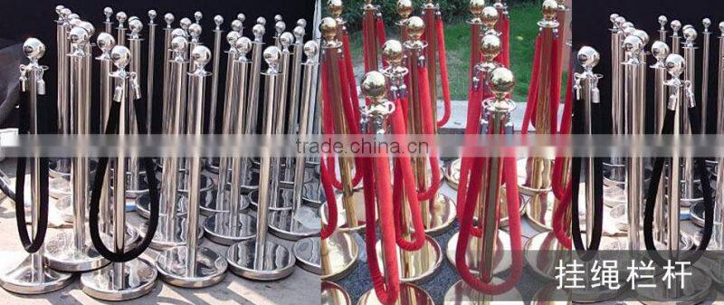 Wholesale hotel queue line rope barrier post stanchions
