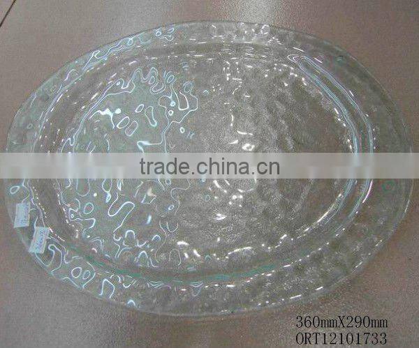 transparent hot melt glass plate