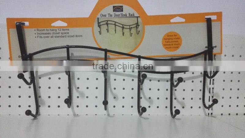 Over the door clothes rack