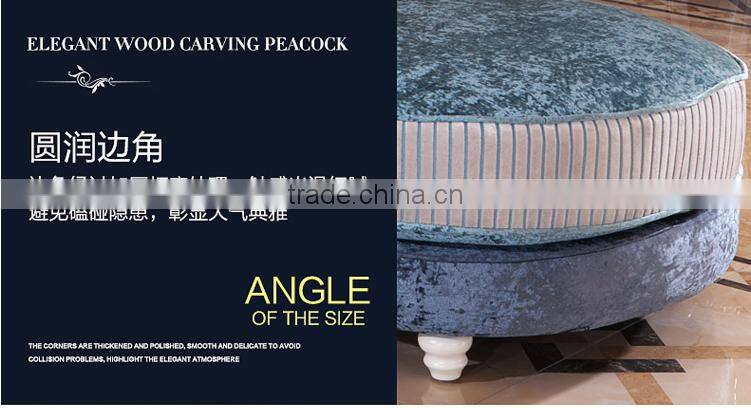 M09 Living Room Furniture L Shaped Luxury Fabric Sofa