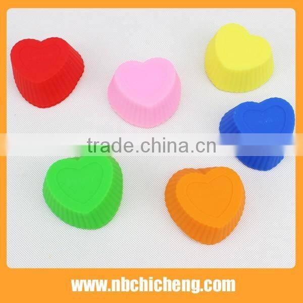 6 Pcs Silicone Cup Muffin Pan Mini Muffin Mould Cake Baking Tray Silicone Cupcake Molds