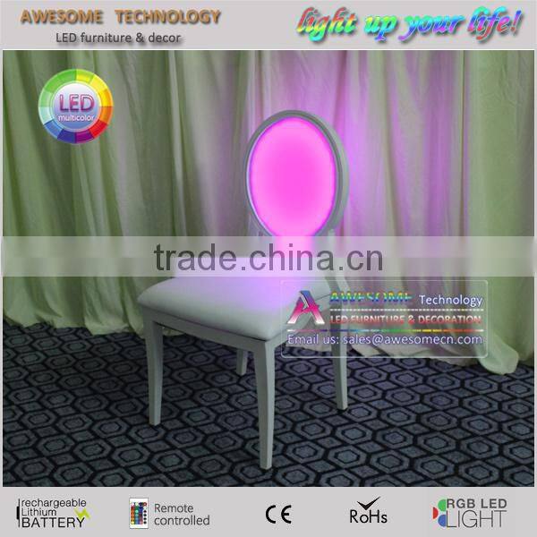french style led lighted luxury chair / modern chairs