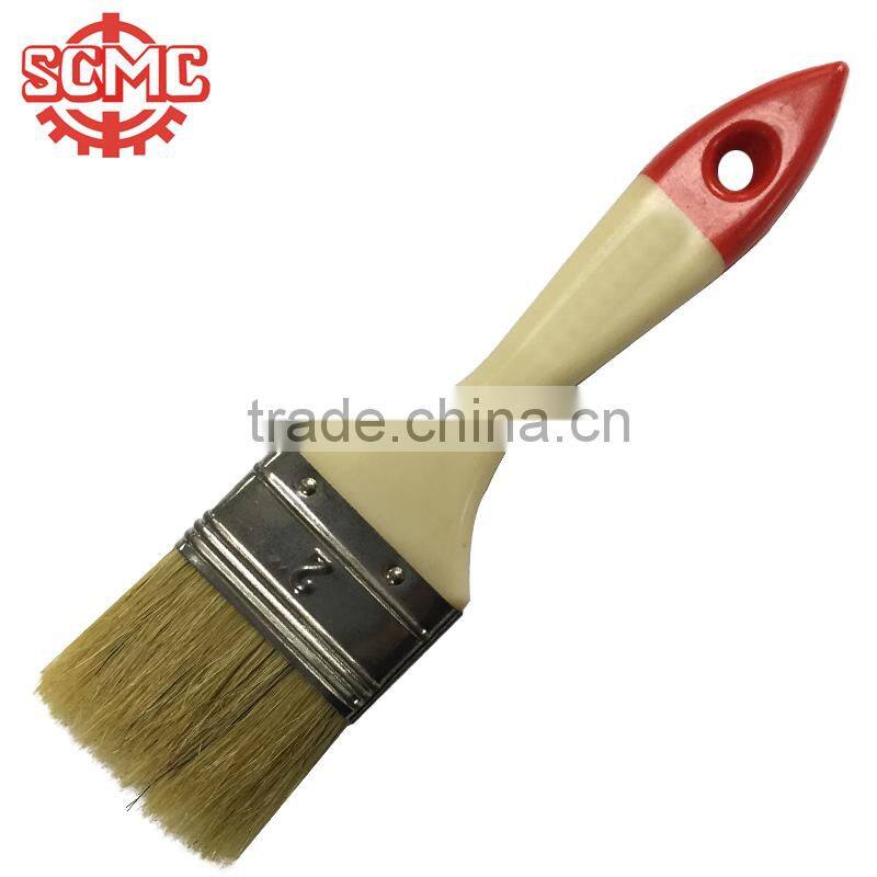 Plastic handle tin plated ferrule mixed brislte paint brush