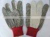 pvc dotted glove for construction workers