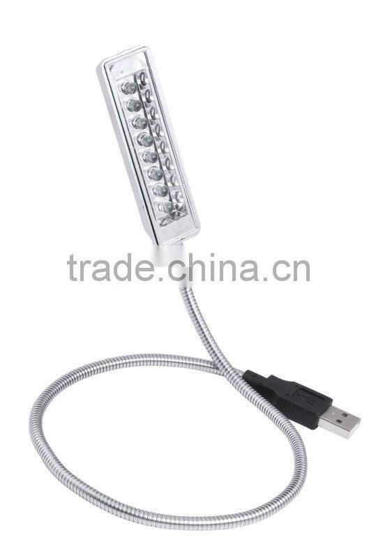 8 LED micro usb led light