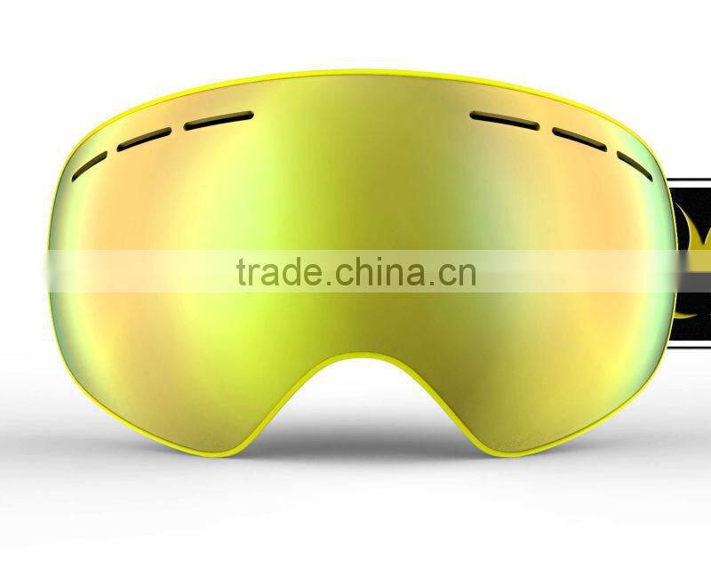 TPU frame and smoke REVO red lens ski goggle, snow goggles, snowboard goggles