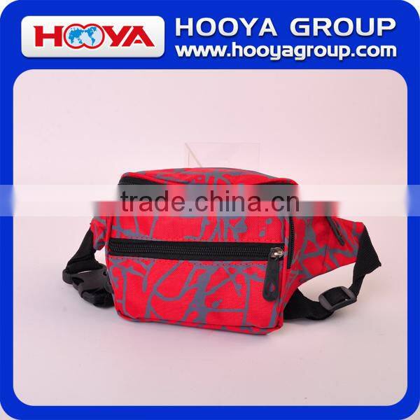 nylon red outdoor/travel/sport waist bag