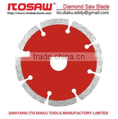 Segment dry cutting diamond saw blade for stone