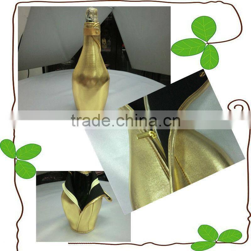 Luxury and Nice Looking Neoprene Snap Wine Bottle Cooler Cover