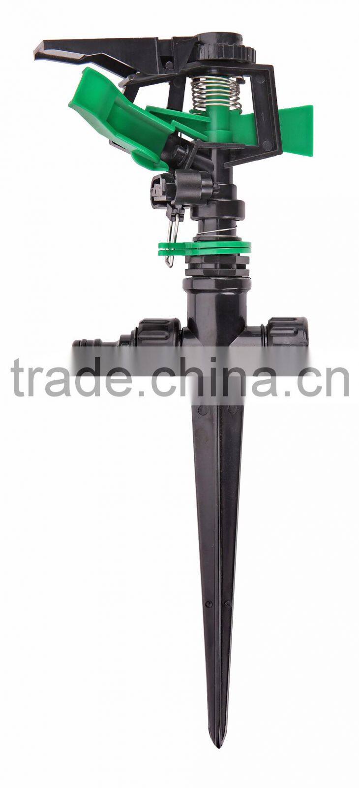 1/2" Lawn Sprinkler Head with Spike Adjustable Garden 360 degree