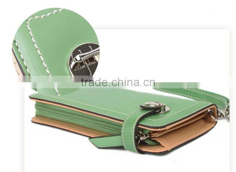 Leather Handle Wallet Case for Lady