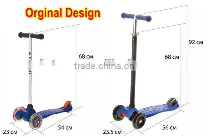 Kids 3 in 1 Multi-functional Lean to steer Kick Mini Scooter with Flashing Wheels