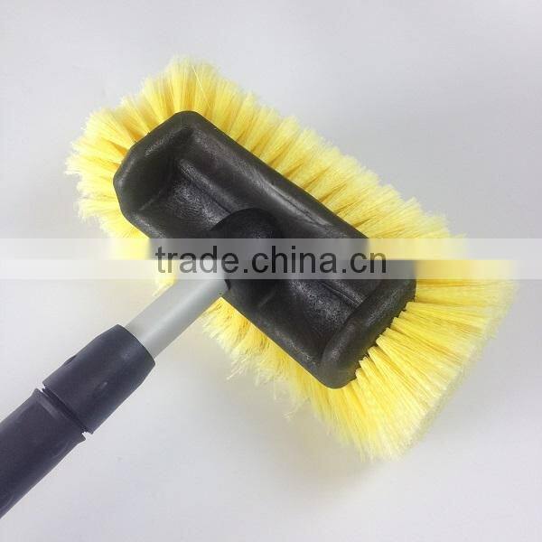 luxury bristle telescopic truck wash brush with 2 meter pole