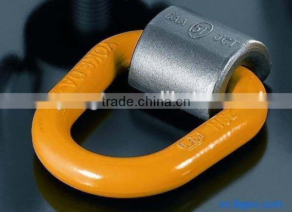 Carbon steel weld forged safety d ring with wrap