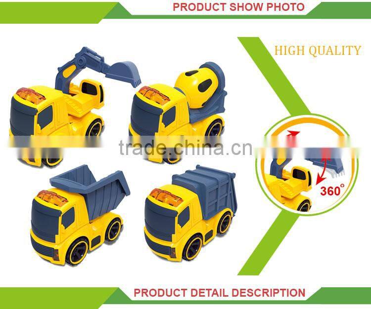 Most popular small plastic truck friction power super truck toys