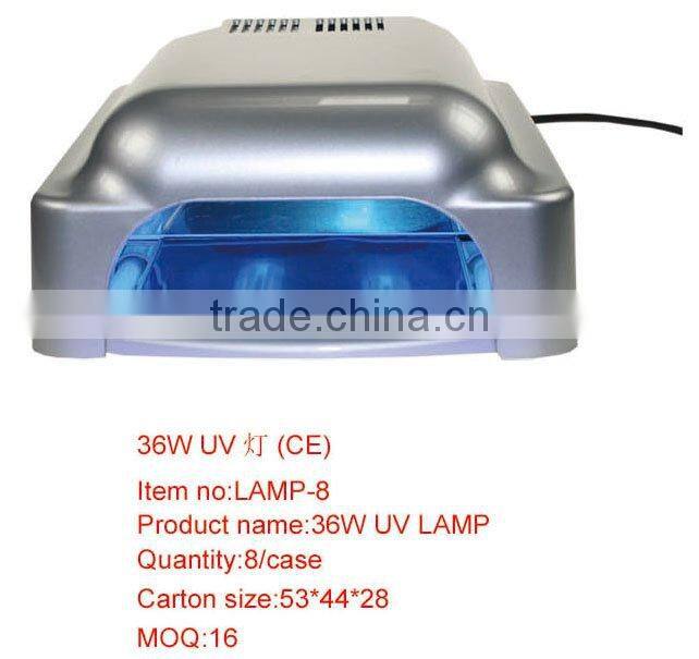 36w gel nail curing UV lamp(with dryer) easy use