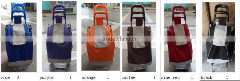 Outdoor foldable shopping trolley/shopping cart