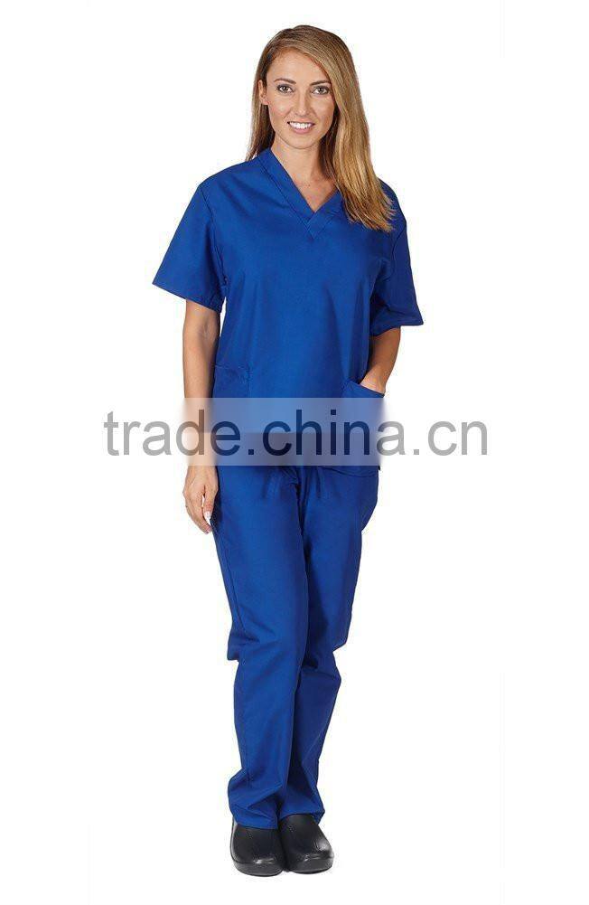 Medical Uniforms Scrubs Set Women's Scrub Set, Uniform Medical Scrubs Assorted Colors, XXS-5XL Medical Scrubs