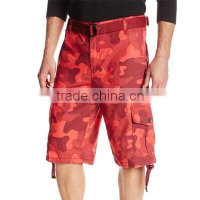Mens 3/4 Cargo Shorts Grey