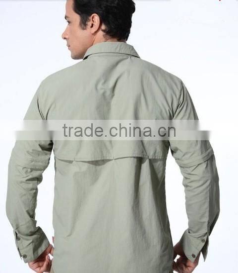 ZX Outdoor/Fishing Shirt Mens vented camp shirts Casual sports shirts