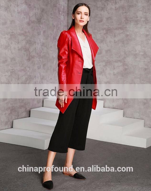 New Fashion PU Leather Jacket For Women