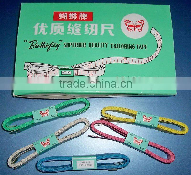 Butterfly Fibreglass Measure Tape 200cm * 2.0 cm Sewn Feet 78'' Tailor Tapes # HD2020