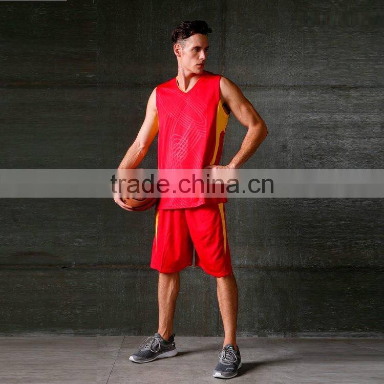 2016 basketball jersey uniform design from China manufacturer